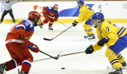 Российские хоккеистки уступили сборной Швеции в матче группового этапа молодежного чемпионата мира