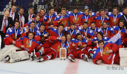 Сборная России переиграла команду Швеции в матче за бронзу юниорского ЧМ по хоккею