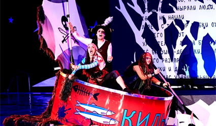 Спектакль на воде "Сказ о русских берегах"